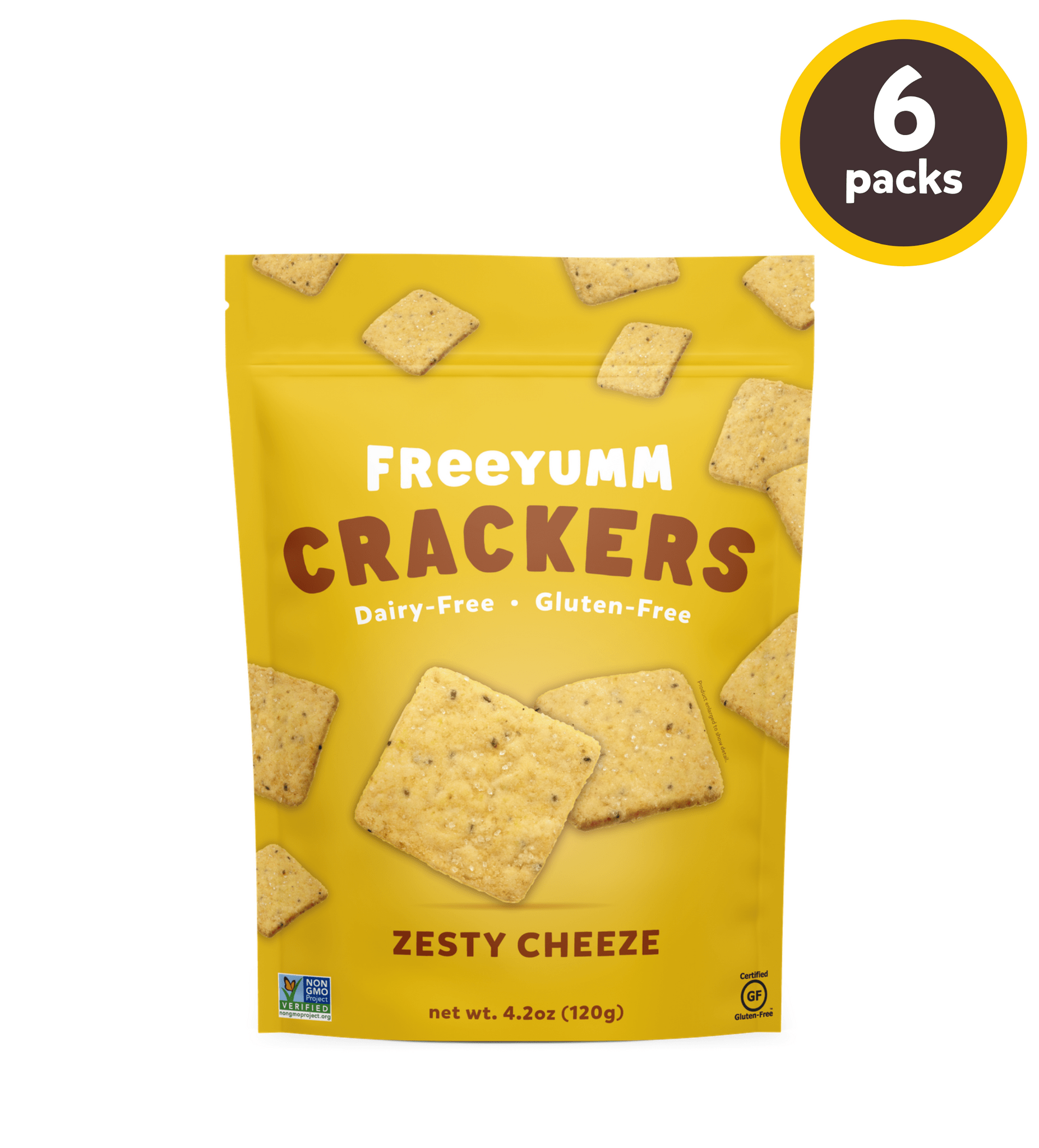 Freeyumm Crackers Zesty Cheese 120 Grams - Nutrition Plus
