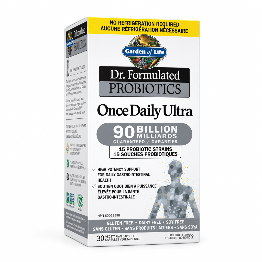 Garden Of Life Once Daily Ultra 90 Billion CFU 30 Veg Capsules, Shelf Stable - Nutrition Plus
