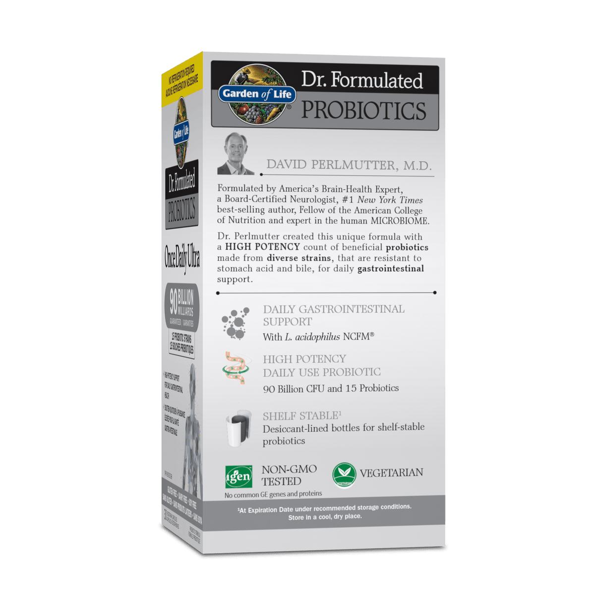 Garden Of Life Once Daily Ultra 90 Billion CFU 30 Veg Capsules, Shelf Stable - Nutrition Plus