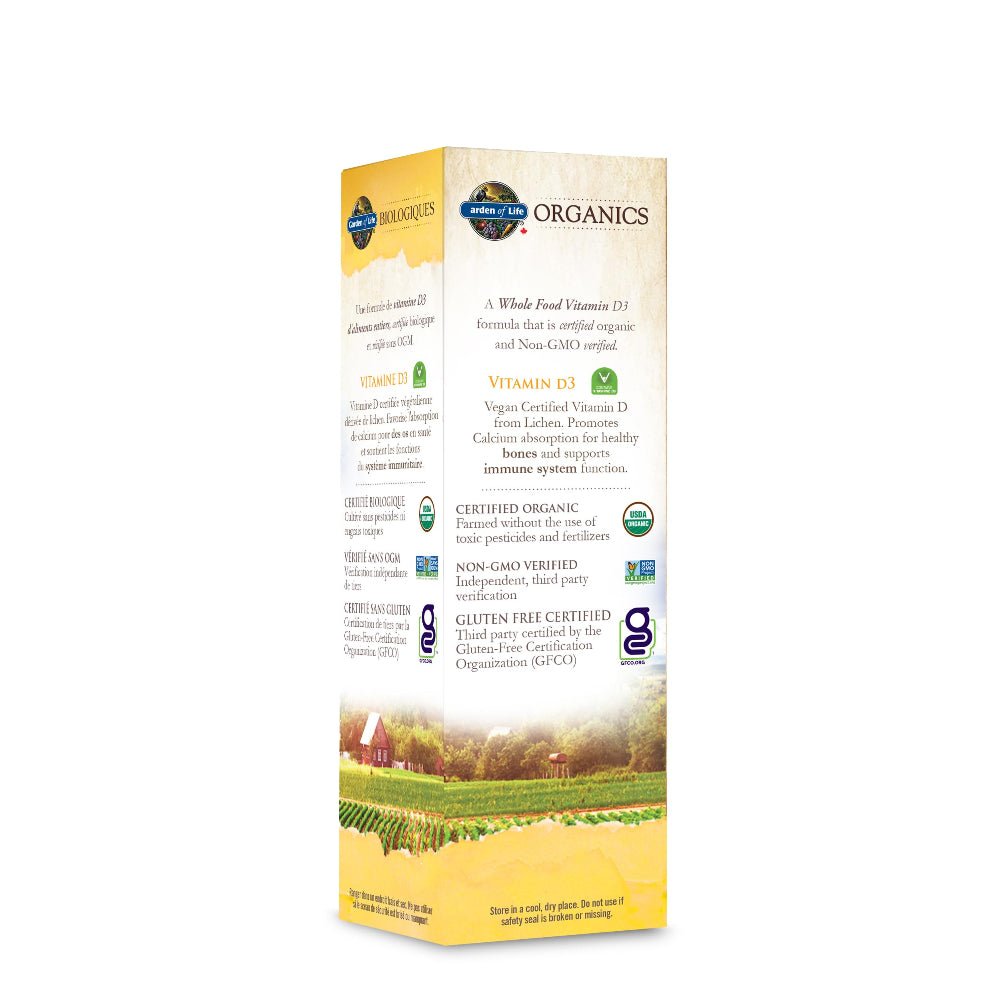 garden of life d3 spray Garden Of Life Organics Vitamin D3 Spray 58mL Vanilla
