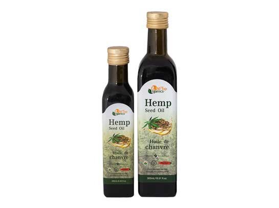 Gold Top Organics Organic Cold Pressed Hemp Seed Oil 250mL - Nutrition Plus