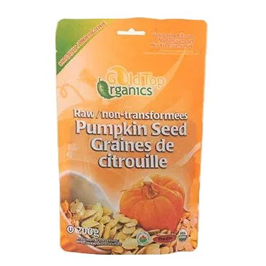 Gold Top Organics Pumpkin Seed 200 Grams - Nutrition Plus