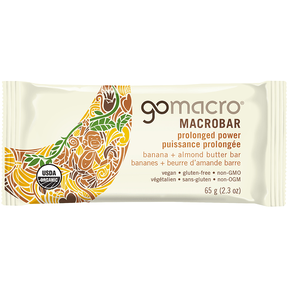 GoMacro Protein Bar 65 Grams, Banana & Almond Butter - Nutrition Plus