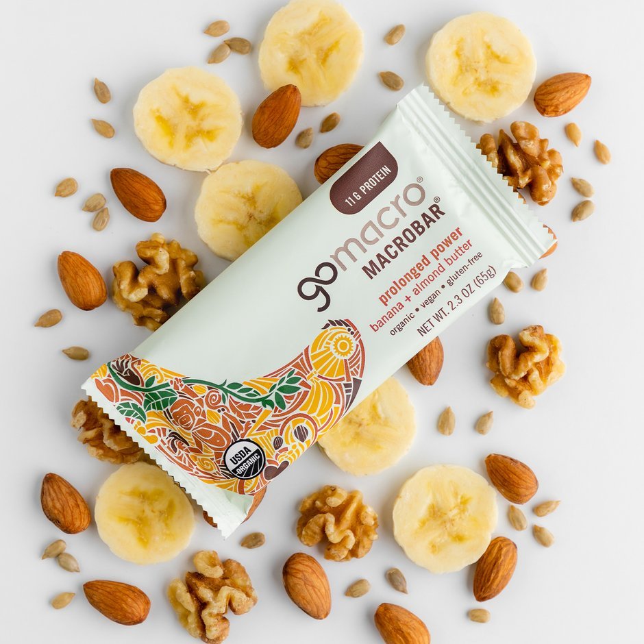 GoMacro Protein Bar 65 Grams, Banana & Almond Butter - Nutrition Plus