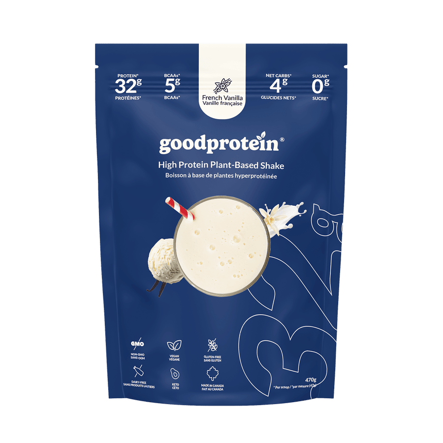 Good Protein High Protein Plant Based Shake 470 Grams, French Vanilla - Nutrition Plus
