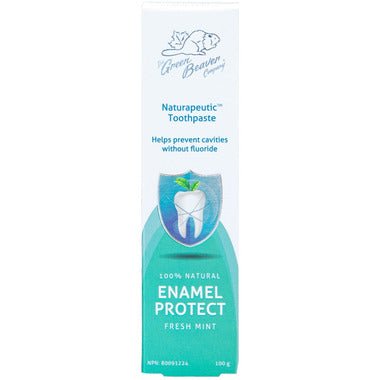 Green Beaver Enamel Protect Toothpaste - Fresh Mint 100 Grams - Nutrition Plus