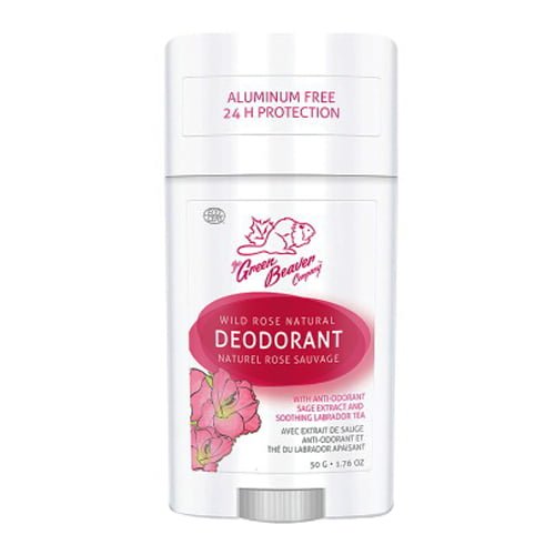 Green Beaver Natural Deodorant Wild Rose 50 Grams - Nutrition Plus