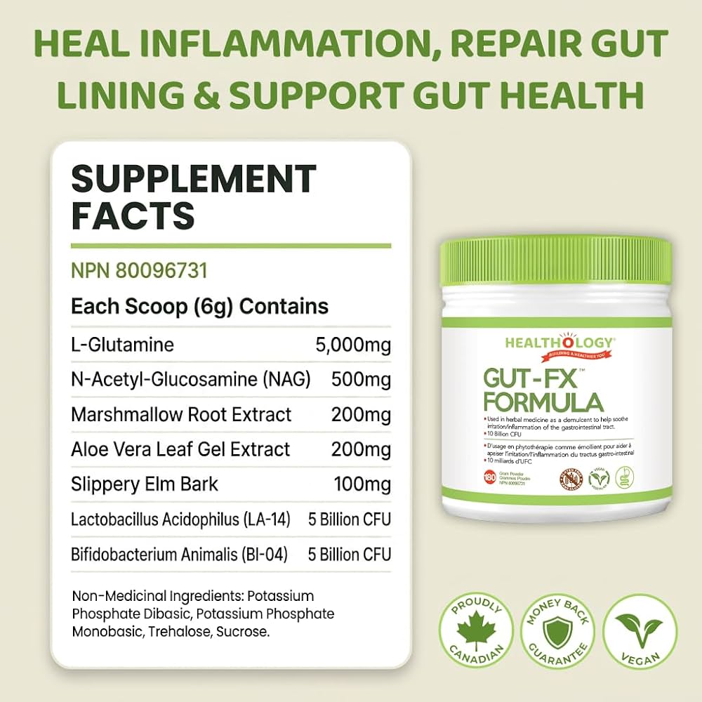 Healthology Gut-FX Formula 180 Grams Powder - Nutrition Plus
