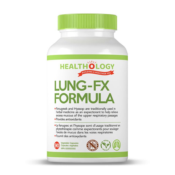 Healthology Lung-FX Formula 90 Veg Capsules - Nutrition Plus