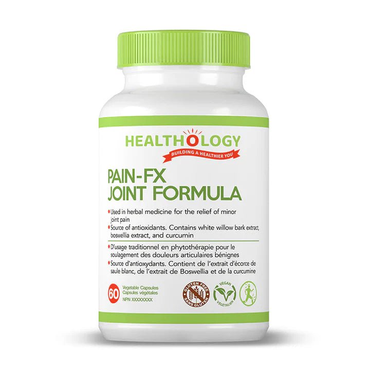 Healthology Pain - FX 60 Veg Capsules, Joint Formula - Nutrition Plus