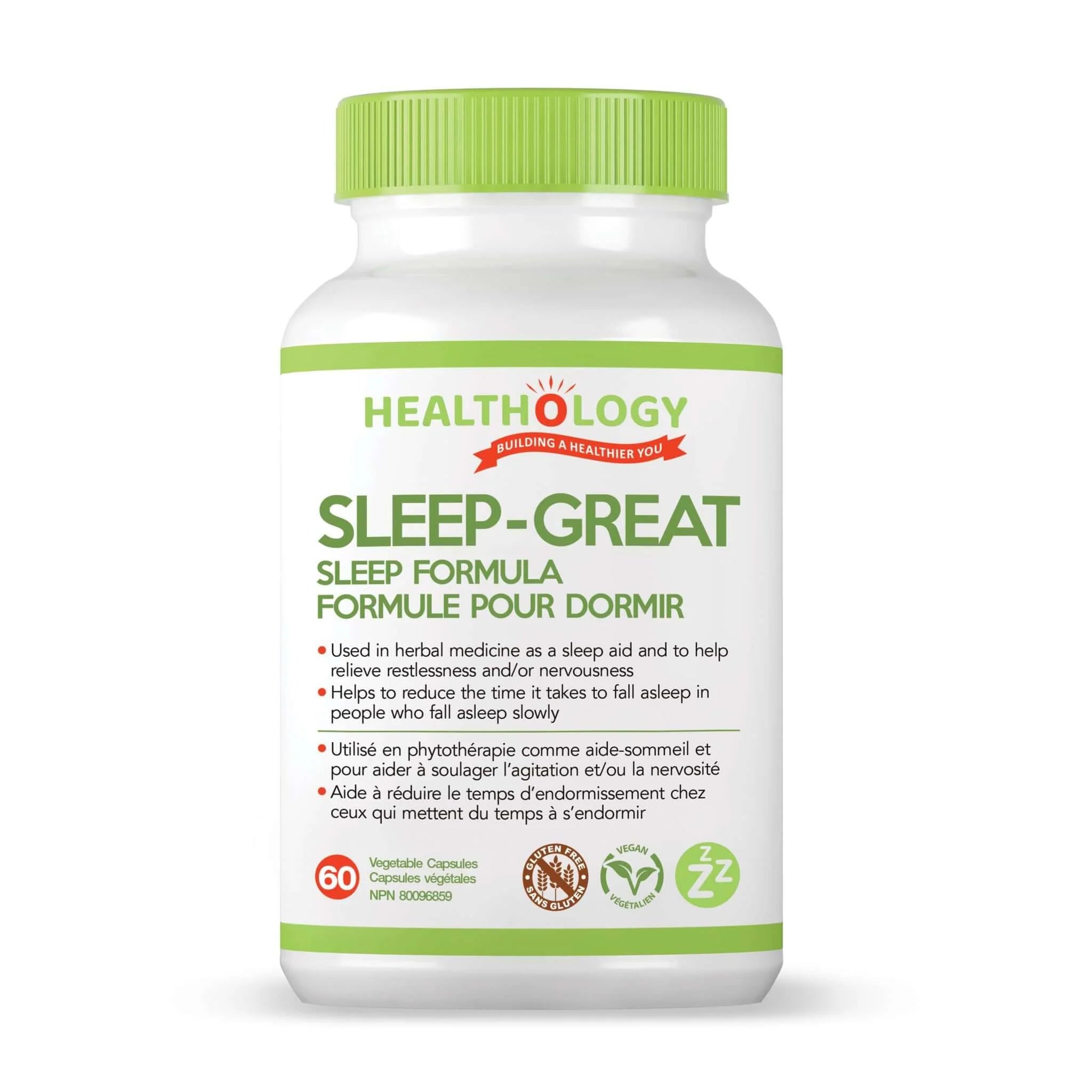 Healthology Sleep - Great Sleep Formula - Nutrition Plus