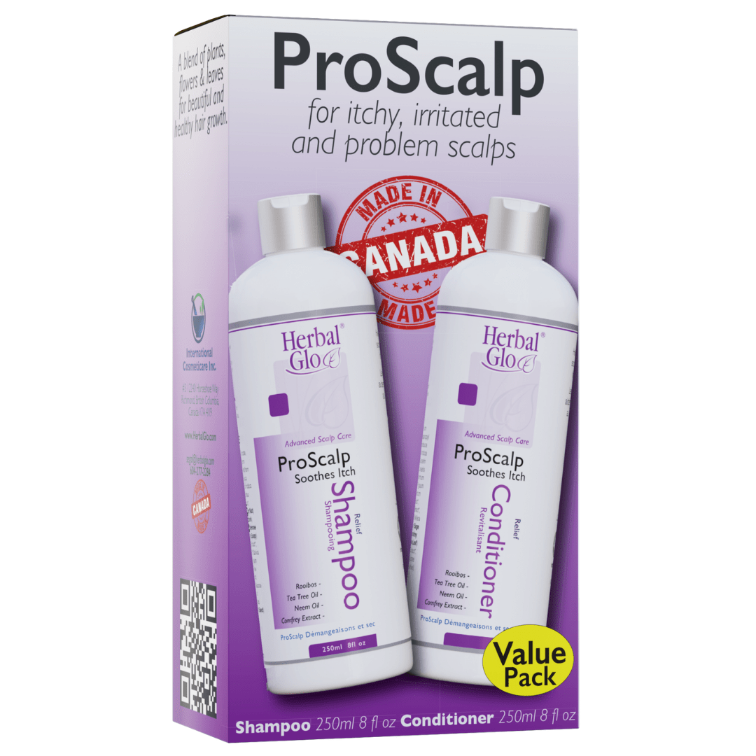 Herbal Glo Proscalp Shampoo/Conditioner Value Pack 500mL - Nutrition Plus