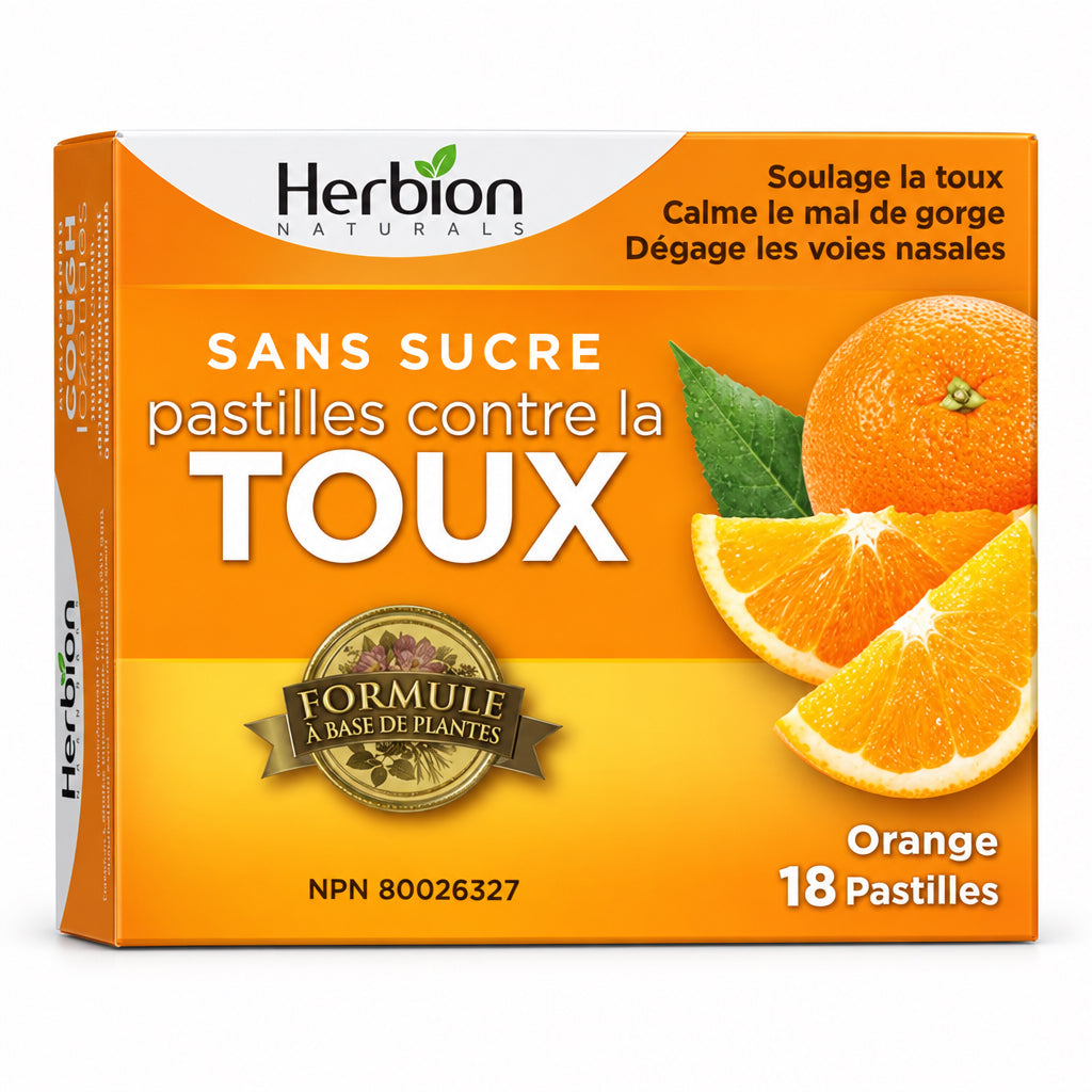 Herbion Cough Lozenges, Orange 18 Lozenges - Nutrition Plus
