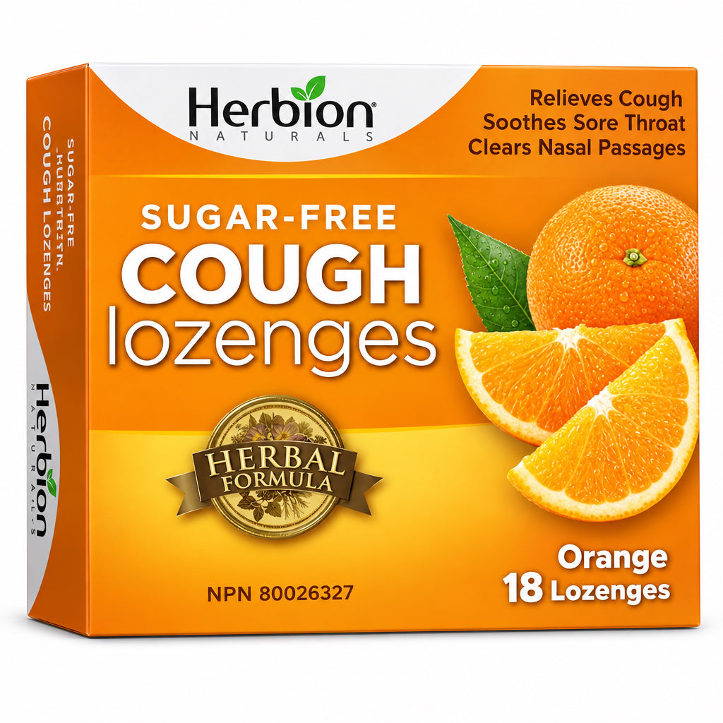 Herbion Cough Lozenges, Orange 18 Lozenges - Nutrition Plus