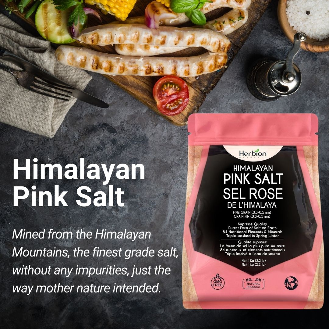 Herbion Himalayan Pink Salt 1 Kg - Nutrition Plus