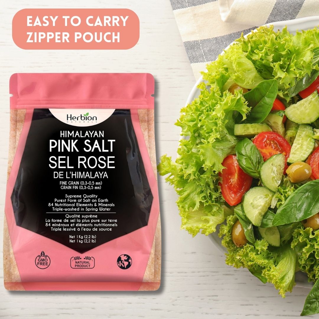 Herbion Himalayan Pink Salt 1 Kg - Nutrition Plus