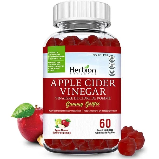 Herbion Naturals Apple Cider Vinegar Gummy 60 Pectin Gummies - Nutrition Plus