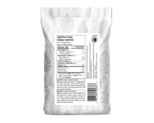 Inari Organic Roasted Buckwheat (Kasha) 500 Grams - Nutrition Plus