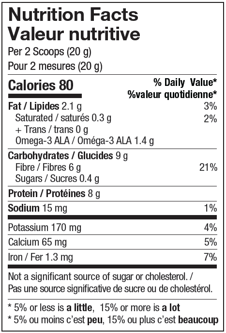 Innotech Nutrition Canadian Flax Protein Powder 400 Grams - Nutrition Plus