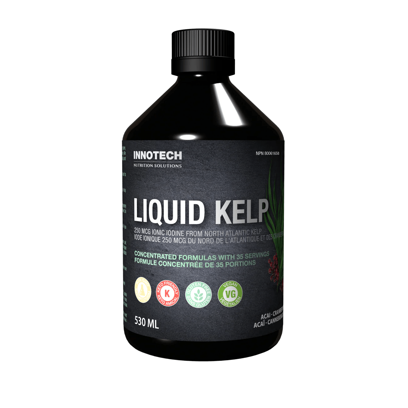 Innotech Nutrition Liquid Kelp 530 mL – Natural Source of Iodine - Nutrition Plus