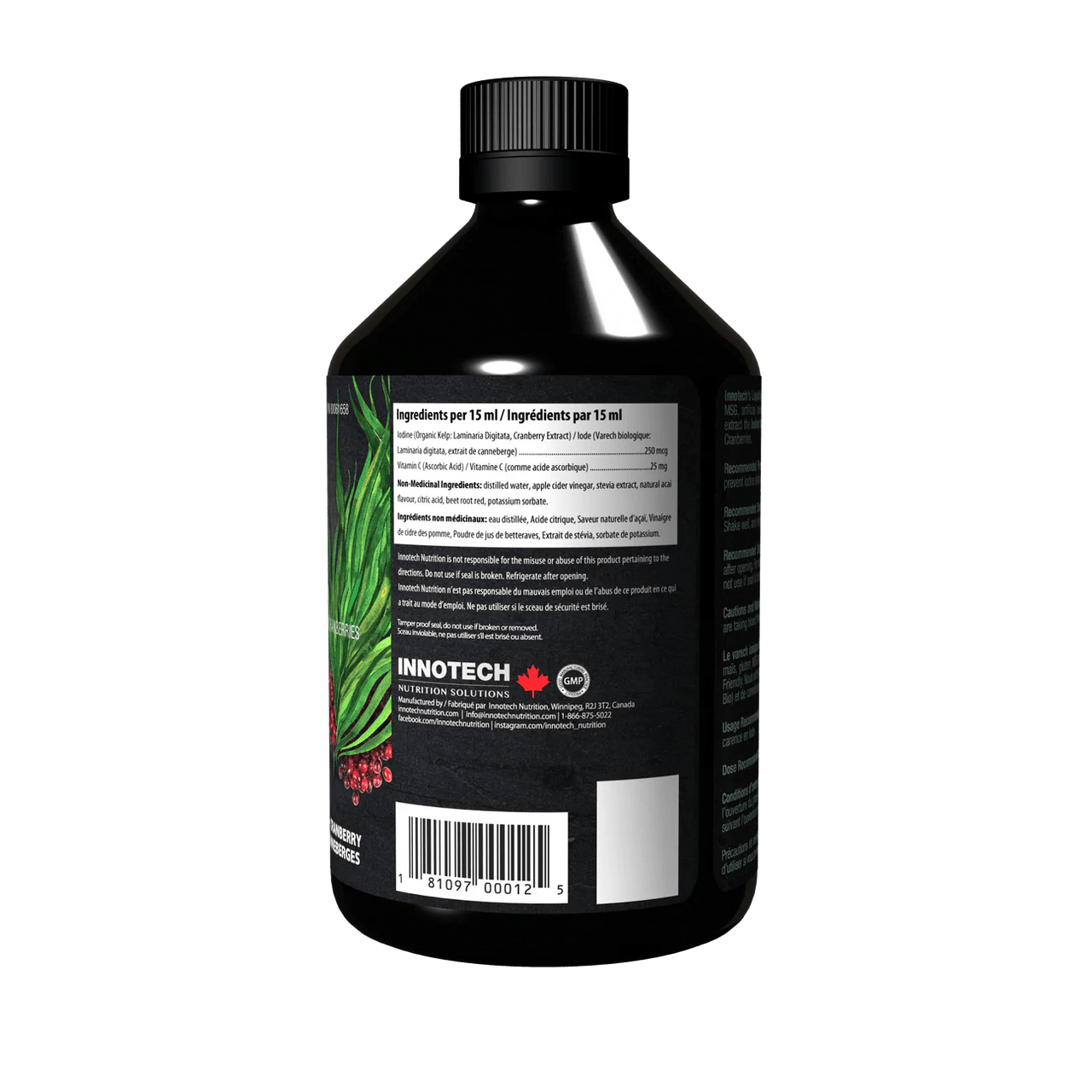 Innotech Nutrition Liquid Kelp 530 mL – Natural Source of Iodine - Nutrition Plus