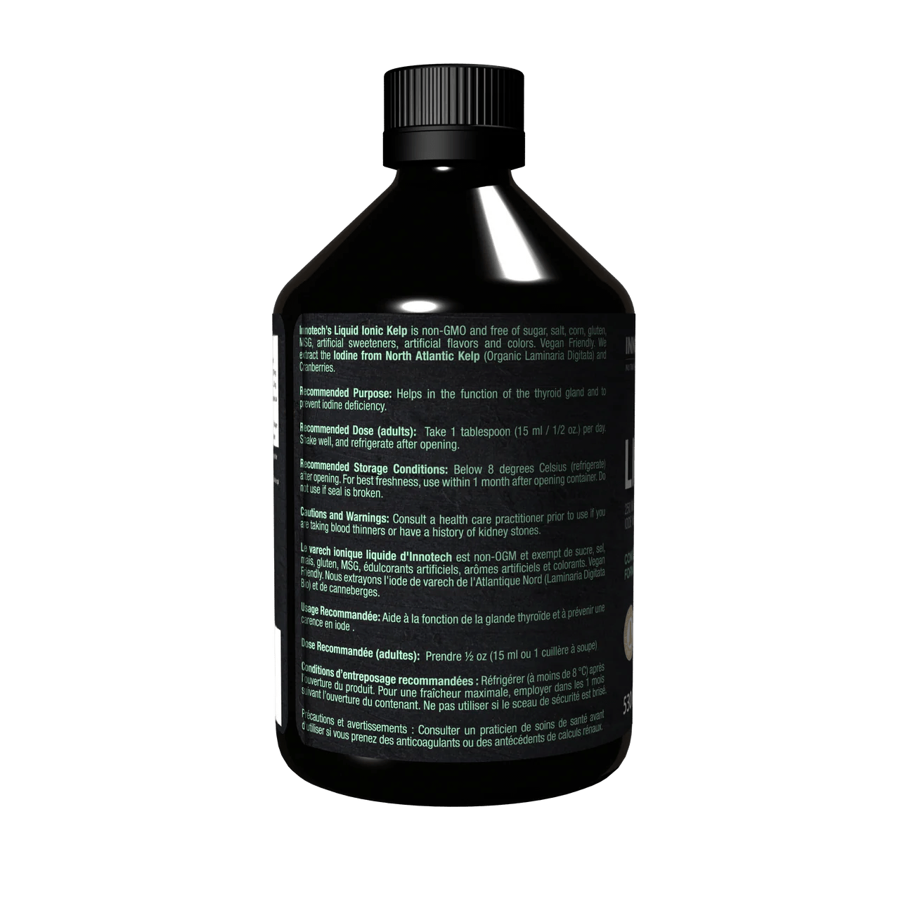 Innotech Nutrition Liquid Kelp 530 mL – Natural Source of Iodine - Nutrition Plus