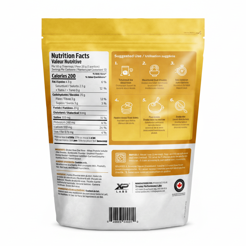 ISO XP Prebiotic Pancake Mix -Chocolate Chips 500 Grams - Nutrition Plus