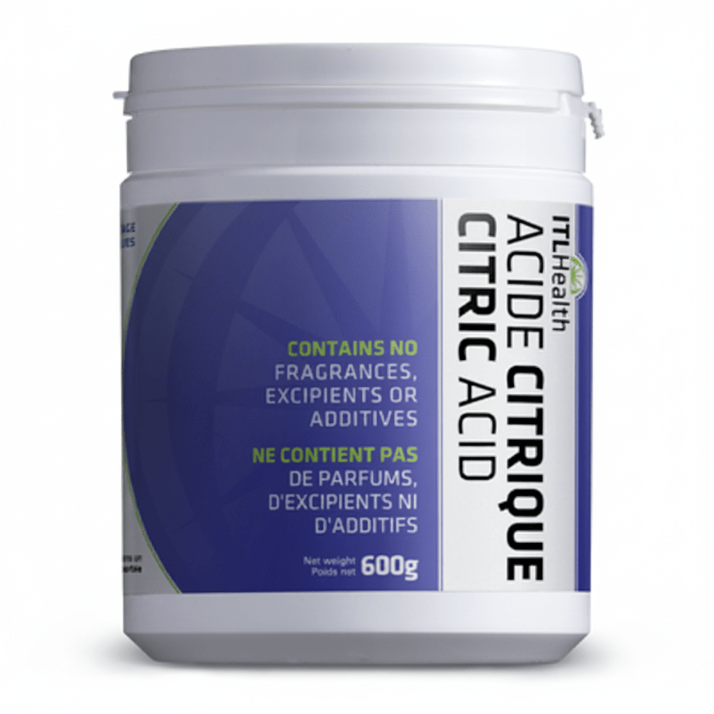 ITL Health Citric Acid 600 grams - Nutrition Plus