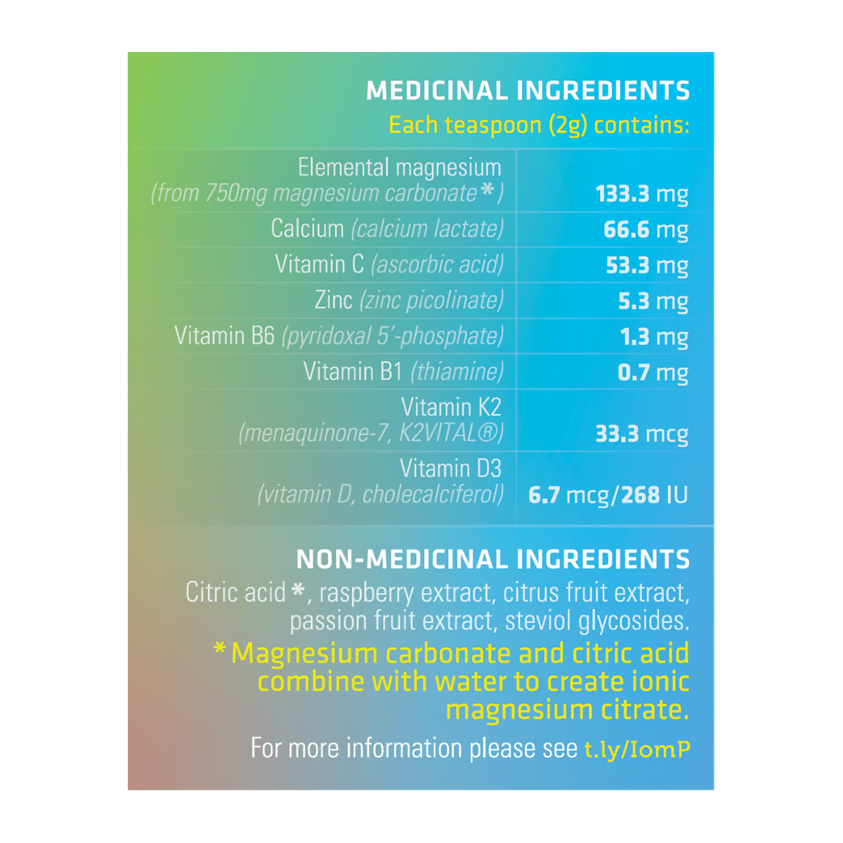 ITLHealth Mag360 Magnesium Kids 150 Grams, Fruit Splash - Nutrition Plus