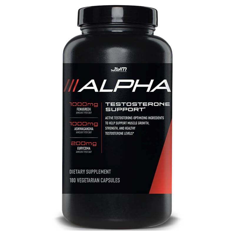 JYM® ALPHA Test Booster 180 Veg Capsules - Nutrition Plus