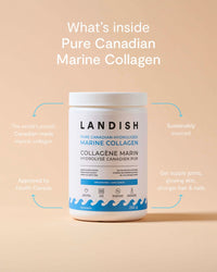 Thumbnail for Landish Pure Canadian Hydrolyzed Marine Collagen 250 Grams - Nutrition Plus