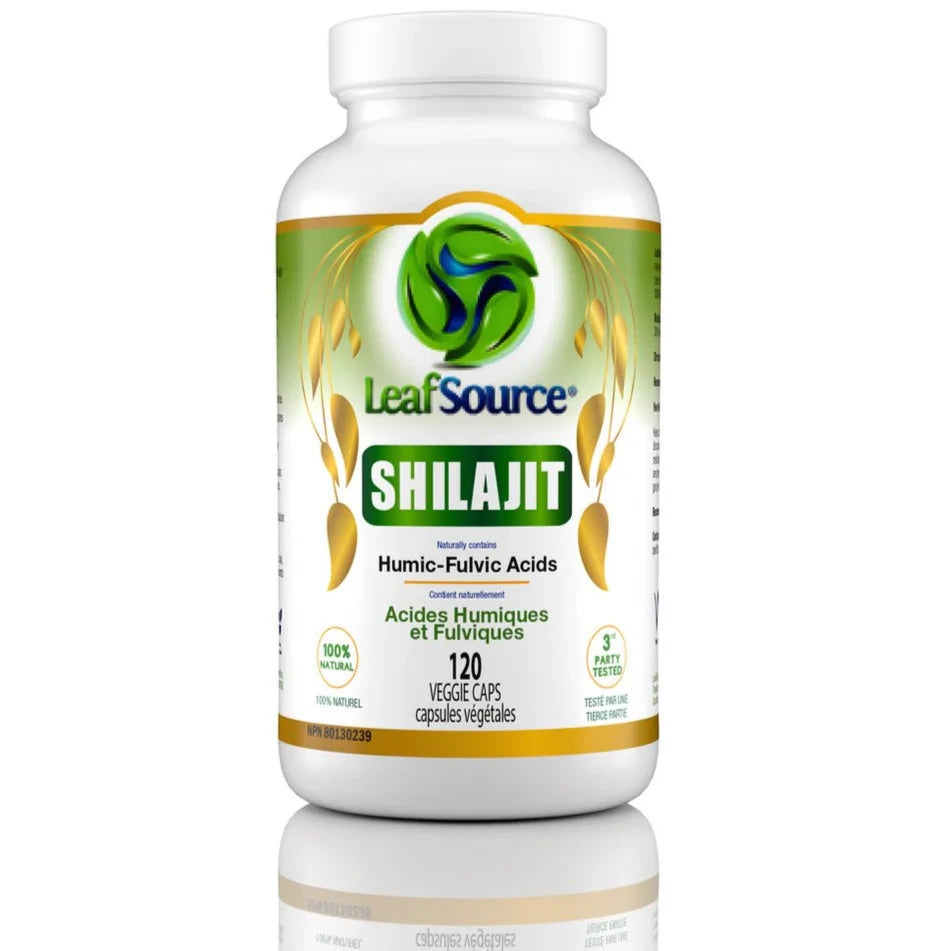 LeafSource® Shilajit 120 Veg Capsules - Nutrition Plus