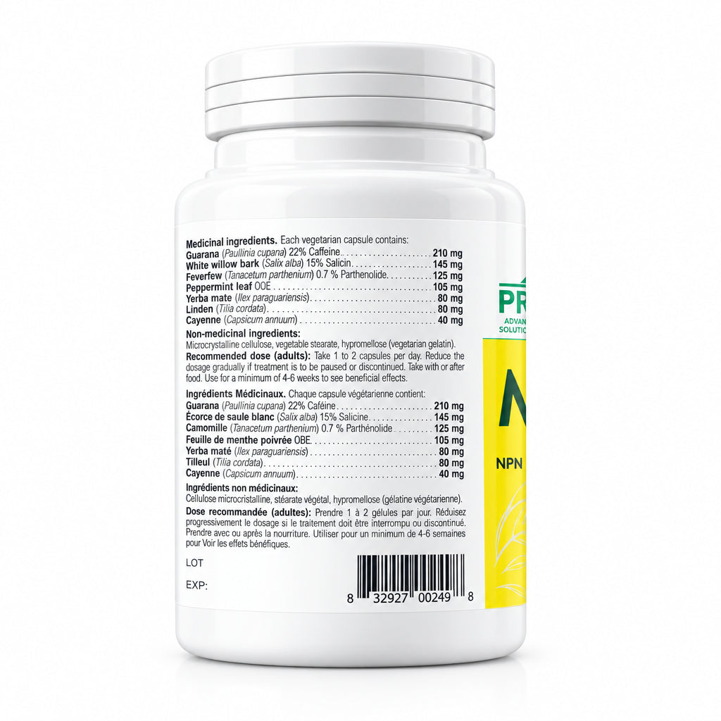 Migraine Complex 60 Veg Capsules - Nutrition Plus