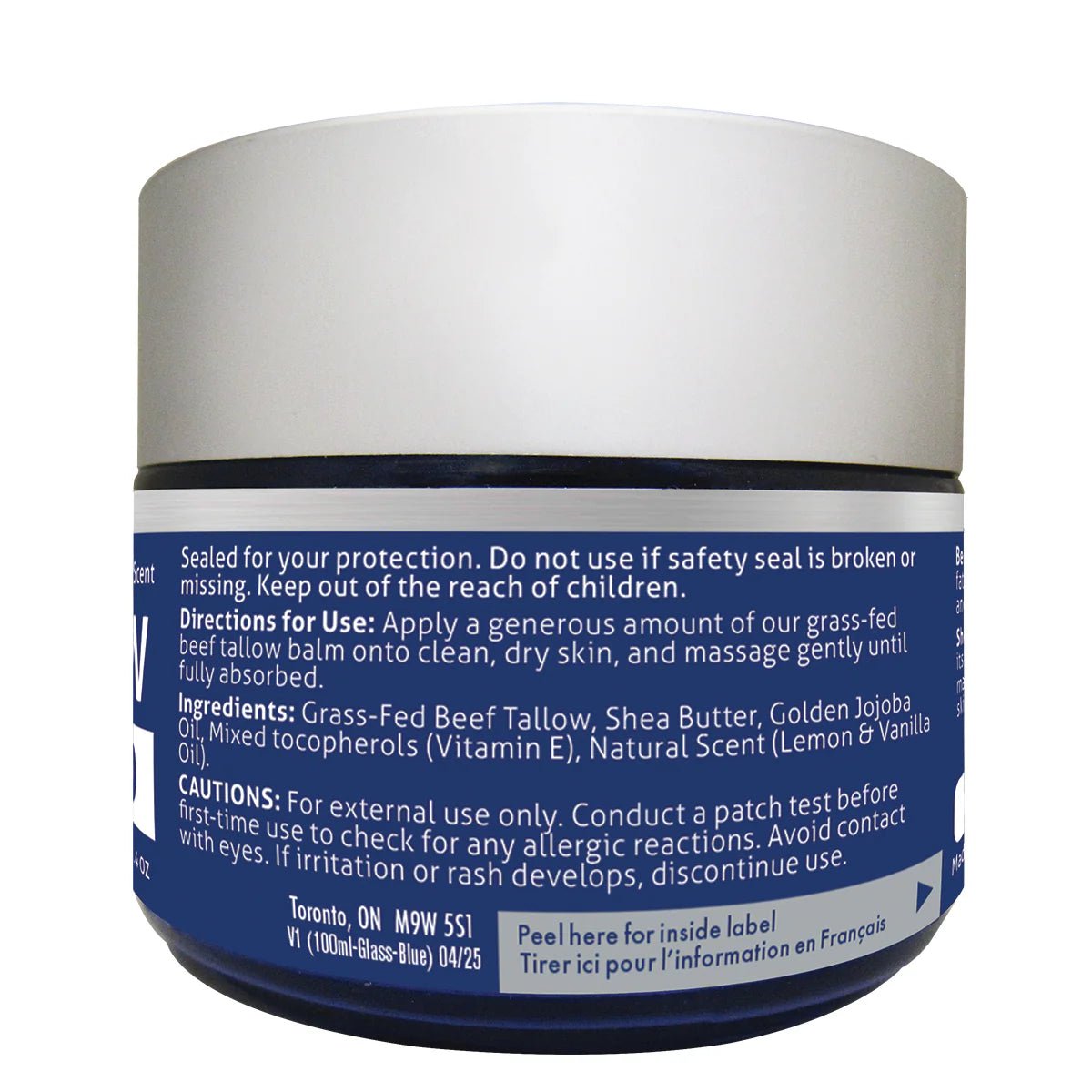 Naka Beef Tallow Organic Face & Body Cream 100mL - Nutrition Plus