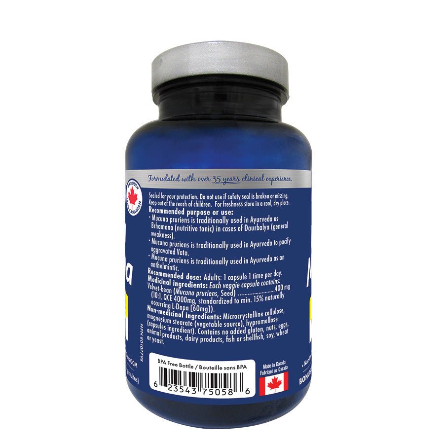 Naka Dopa Mucuna 400mg 90 Veg Capsules - Nutrition Plus