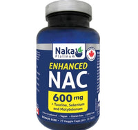 Thumbnail for Naka Enhanced NAC 600mg 75 Veg Capsules - Nutrition Plus