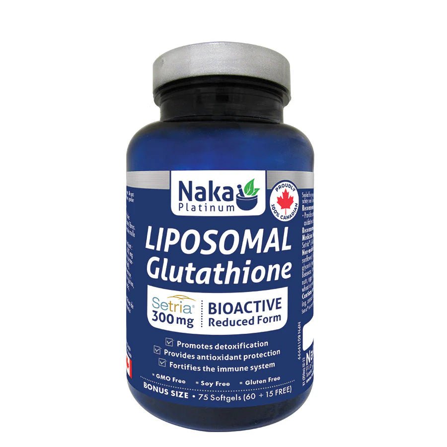 Naka Liposomal Glutathione 300mg 75 Softgels - Nutrition Plus