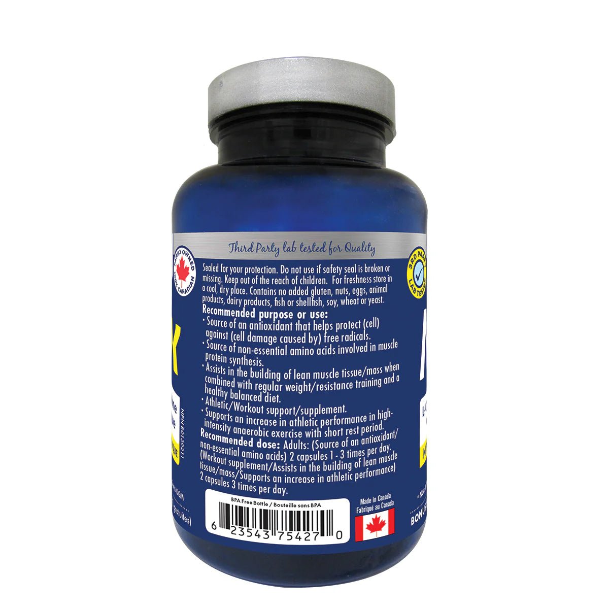 Naka NOx Nitric Oxide Booster 90 Veg Capsules - Nutrition Plus