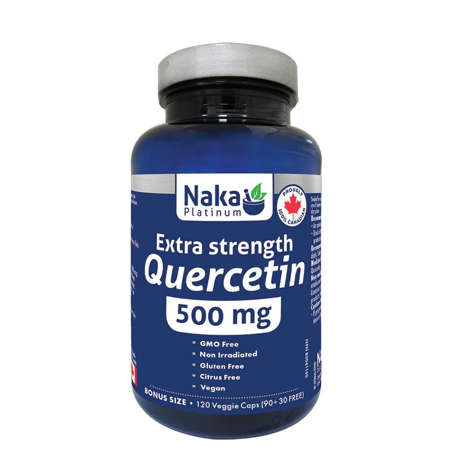 Naka Quercetin 500mg 120 Veg Capsules - Nutrition Plus