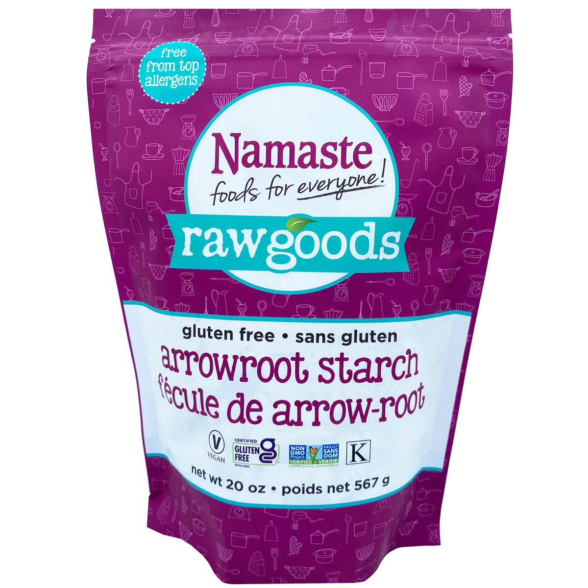 Namaste Arrowroot Starch 20 oz - Nutrition Plus