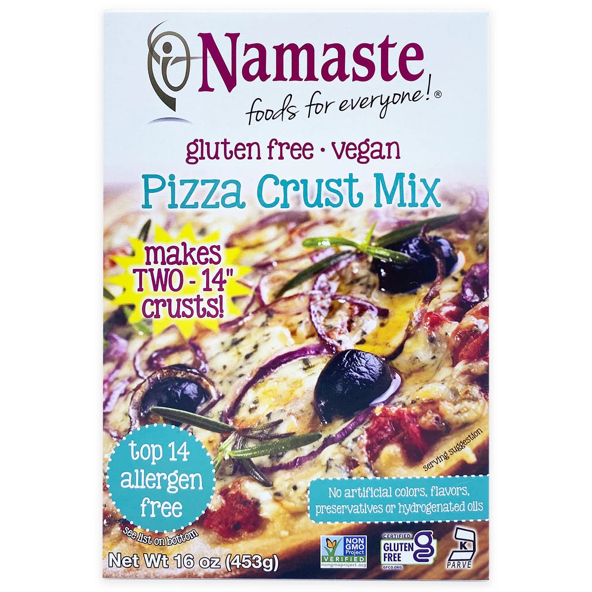 Namaste Gluten - Free Pizza Crust Mix 454 Grams - Nutrition Plus