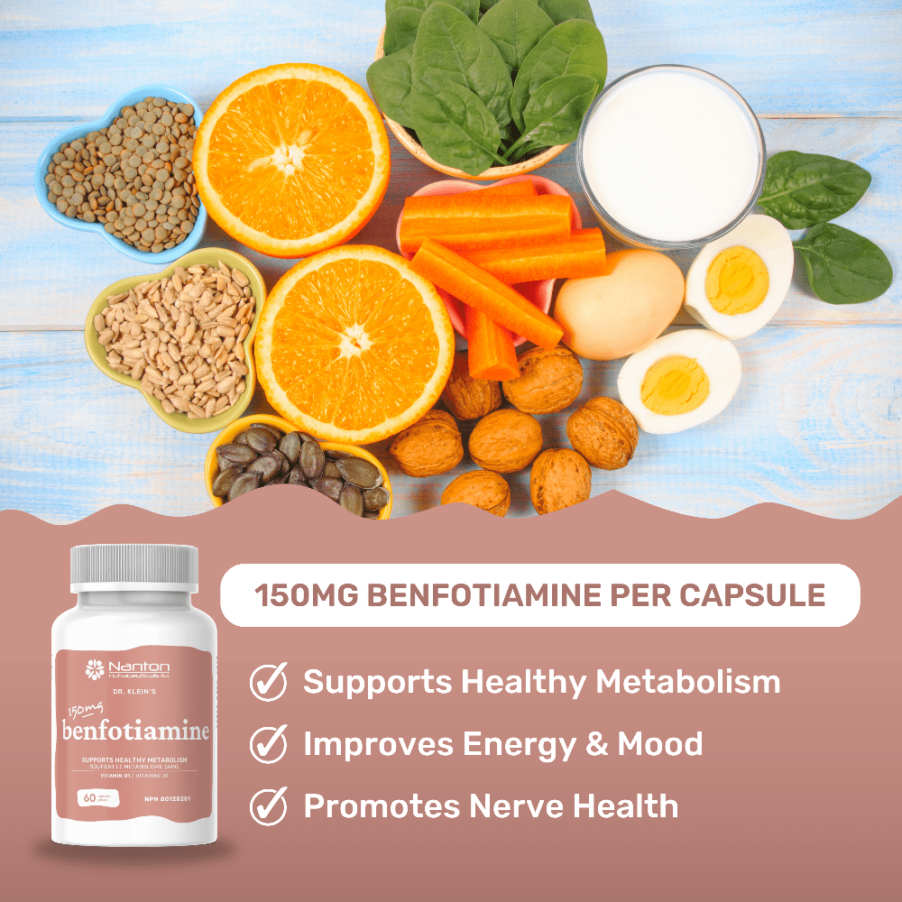Nanton Benfotiamine B1 150 Capsules - Nutrition Plus