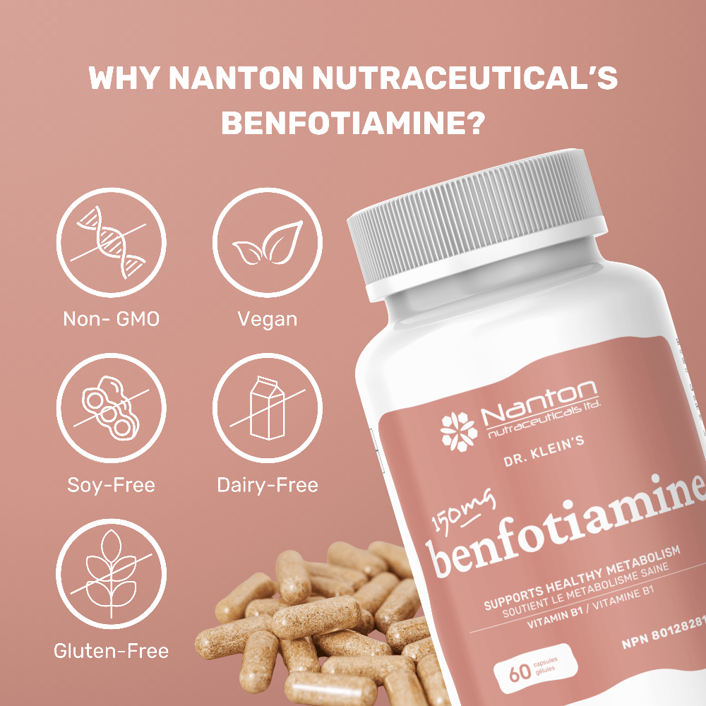 Nanton Benfotiamine B1 150 Capsules - Nutrition Plus