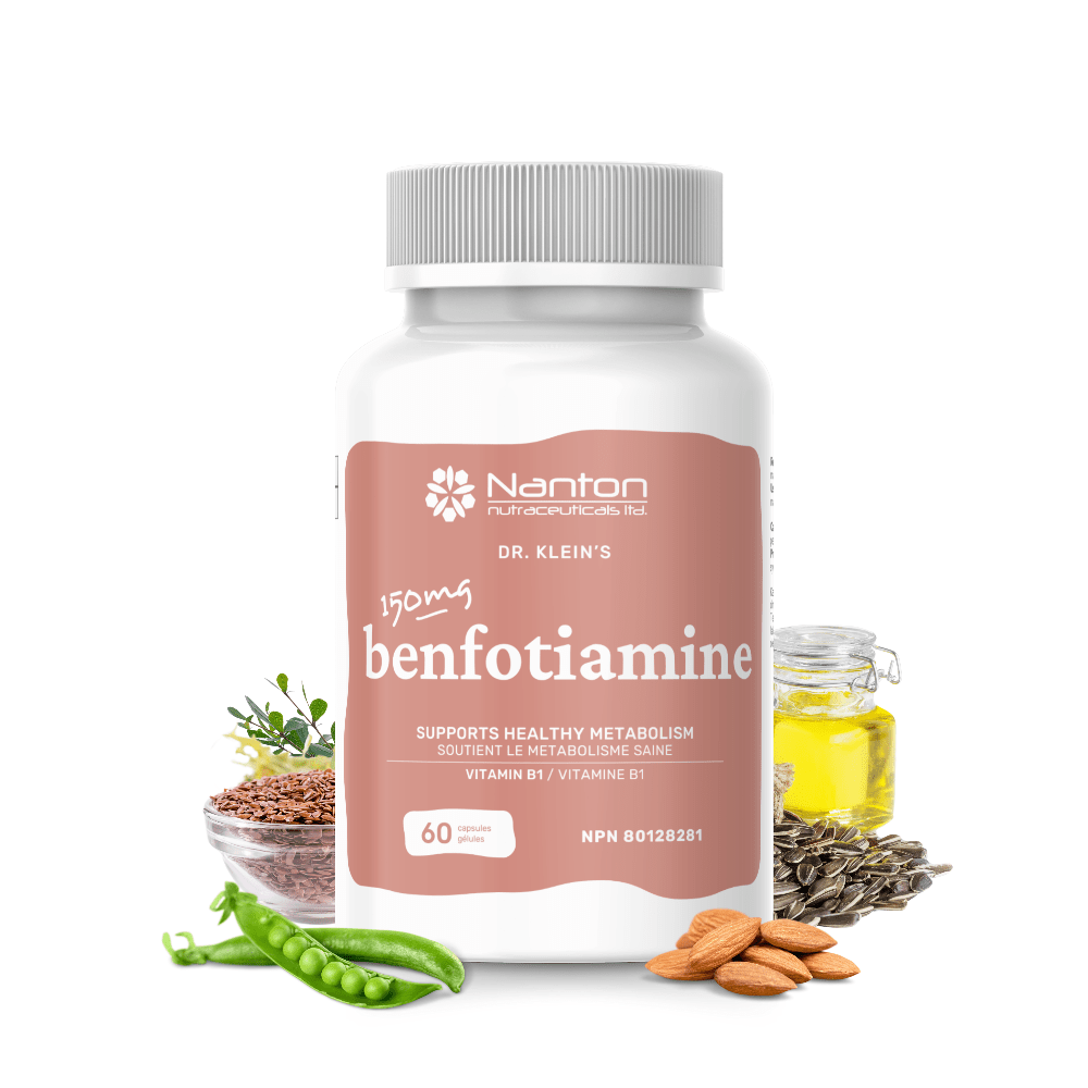 Nanton Benfotiamine B1 60 Capsules - Nutrition Plus