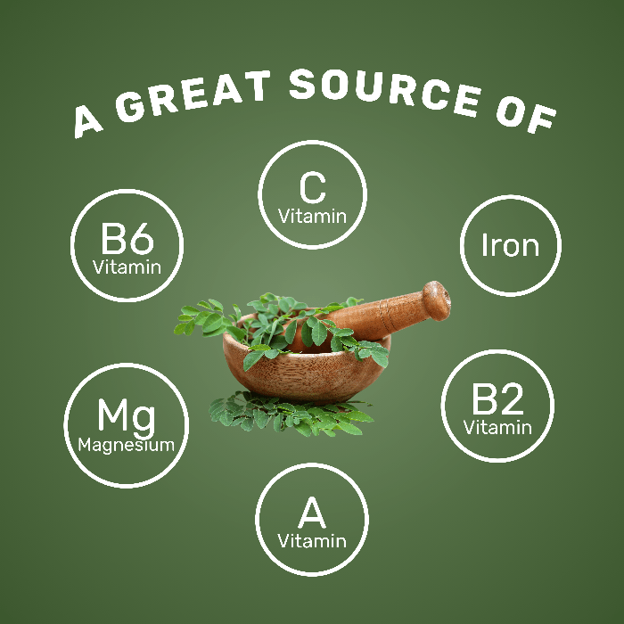 Nanton Moringa Leaf 120 Veg Capsules - Nutrition Plus