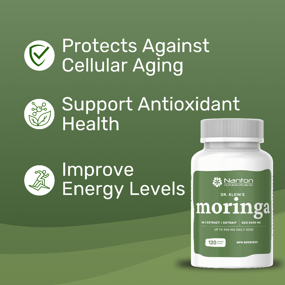 Nanton Moringa Leaf 120 Veg Capsules - Nutrition Plus