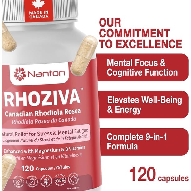 Nanton Rhoziva 120 Veg Capsules - Nutrition Plus