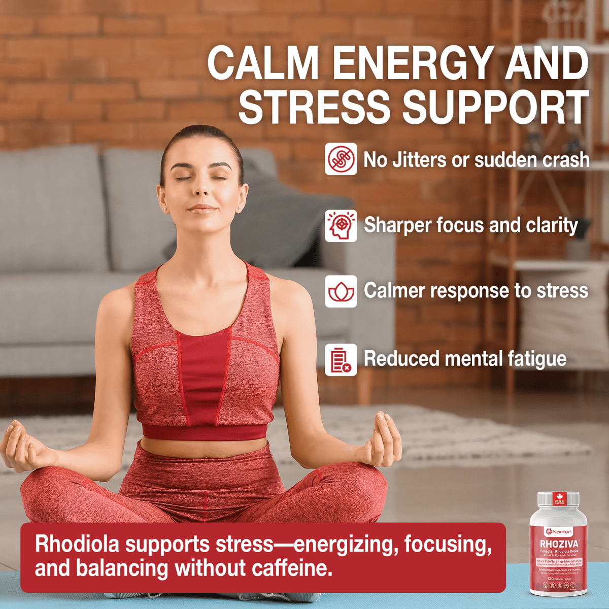 Nanton Rhoziva 60 Veg Bottle Capsules - Nutrition Plus