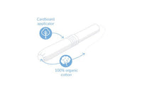 Thumbnail for Natracare Cotton Tampons Regular 16s with Applicator - Nutrition Plus