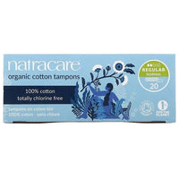 Thumbnail for Natracare Cotton Tampons Regular 20 CT - Nutrition Plus